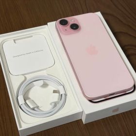 美品 Apple iPhone 15ピンク 128GB