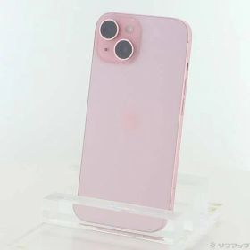 〔中古品〕 iPhone15 128GB ピンク MTMJ3J／A SIMフリー【348】