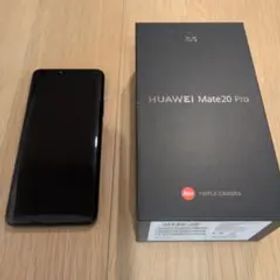 【美品】HUAWEI Mate 20 Pro 128GB SIMフリー