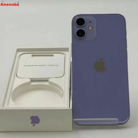 【中古】iPhone12 mini 64GB パープル MJQC3J/A Apple版SIMフリー 訳あり品