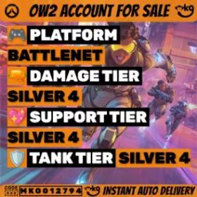 🎯 OW2 – トリプル シルバー |シーズン4 • シーズン4 • シーズン4!MKG012794