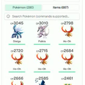 ⭐️レッグ:50 ⭐️シャイニー:50 ⭐️ディアルガ 3K パルキア 3K ⭐️