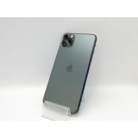 【中古】Apple docomo 【SIMロック解除済み】 iPhone 11 Pro Max 256GB ミッドナイトグリーン MWHM2J/A【京都】保証期間1ヶ月【ランクC】