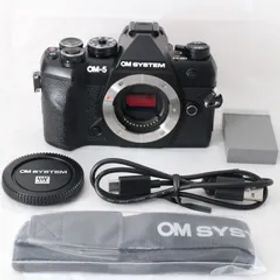☆新品級・ショット数392☆ OM SYSTEM オリンパス OM-5 Mark II ボディ ブラック ミラーレス一眼 OLYMPUS #4575