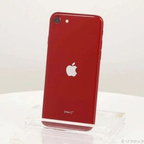 【中古】Apple(アップル) iPhone SE 第3世代 64GB プロダクトレッド MMYE3J／A SIMフリー 【269-ud】