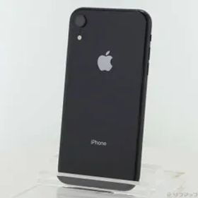 〔中古品〕 iPhoneXR 64GB ブラック MT002J／A SIMフリー【258】