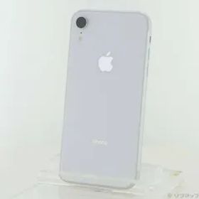 〔中古品〕 iPhoneXR 64GB ホワイト MT032J／A SIMフリー【377】