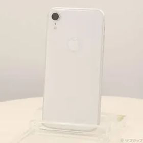 〔中古品〕 iPhoneXR 64GB ホワイト MT032J／A SIMフリー【348】