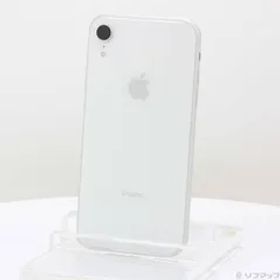 〔中古品〕 iPhoneXR 64GB ホワイト MT032J／A SIMフリー【295】