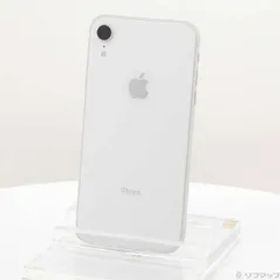 〔中古品〕 iPhoneXR 64GB ホワイト MT032J／A SIMフリー【269】