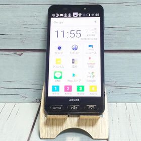 softbank SHARP シンプルスマホ3 509SH ブラック 本体 白ロム SIMロック解除済み SIMフリー 美品 A366378