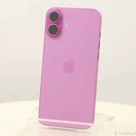 【中古】Apple(アップル) iPhone16 Plus 128GB ピンク 3N345J／A SIMフリー 【297-ud】