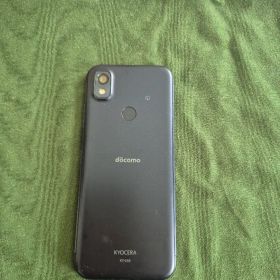 中古 あんしんスマホ KY-51B ドコモ ネイビー 本体 c10077