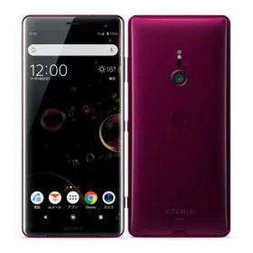 【SIMロック解除済】au Xperia XZ3 SOV39 Bordeaux Red SONY 当社3ヶ月間保証 中古 イオシス