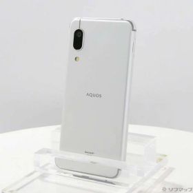 【中古】SHARP(シャープ) AQUOS sense3 basic 32GB シルバー SHV48SSU UQ mobile SIMフリー 【348-ud】