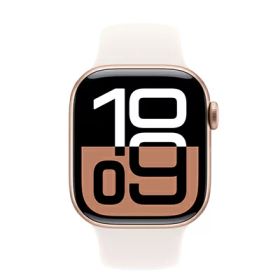 Apple Apple Watch Series10 42mm GPS+Cellularモデル MWXA3J/A A3001【ローズゴールドアルミニウムケース/ライトブラッシュスポーツバンド】 [中古] 【当社3ヶ月間保証】 イオシス