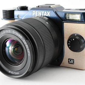 Pentax Q10 ネイビー＆クリーム カラー 充電器、バッテリー付 #97
