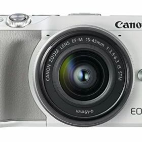 【中古】「非常に良い（無料延長保証）」Canon ミラーレス一眼カメラ EOS M3 レンズキット(ホワイト) EF-M15-45mm F3.5-6.3 IS STM 付属 EOSM3WH-1545ISSTMLK