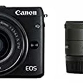 【中古】「非常に良い」Canon ミラーレス一眼カメラ EOS M3 ダブルレンズキット(ブラック) EF-M15-45mm F3.5-6.3 IS STM EF-M22mm F2 STM 付属 EOSM3BK-WLK2