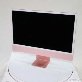 【中古】Apple(アップル) iMac 24-inch Mid-2021 MGPM3J／A Apple M1 8コアCPU_8コアGPU 8GB SSD256GB ピンク 〔15.7 Sequoia〕 【344-ud】