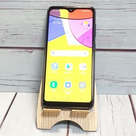 au SCV49 ブラック Galaxy A21 本体 白ロム SIMロック解除済み SIMフリー 084386