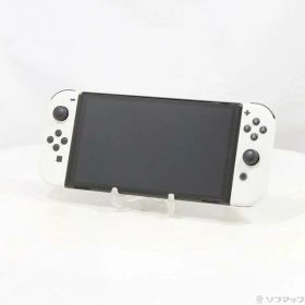 【中古】Nintendo(任天堂) Nintendo Switch 有機ELモデル Joy-Con(L)／(R) ホワイト 【198-ud】