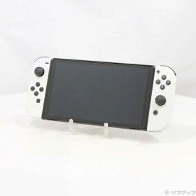 【中古】Nintendo(任天堂) Nintendo Switch 有機ELモデル Joy-Con(L)／(R) ホワイト 【198-ud】
