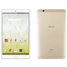 【SIMロック解除済】docomo dtab Compact d-01J Gold Huawei 当社3ヶ月間保証 中古 イオシス