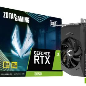 ZOTAC｜ゾタック ゲーミンググラフィックボード RTX 3050 6GB GDDR6 Solo ZT-A30510G-10L [GeForce RTXシリーズ /6GB]