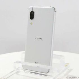 【中古】SHARP(シャープ) AQUOS sense3 lite 64GB シルバーホワイト SH-RM12 楽天 SIMフリー 【349-ud】
