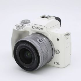 【中古】[良品] Canon (キヤノン) EOS Kiss M2 EF-M15-45 IS STM レンズキット [ホワイト] _GP00011168