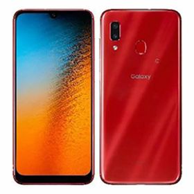 【中古】【安心保証】 GALAXY A30 SCV43[64GB] au レッド
