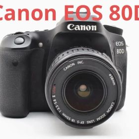 保証付き/デジタル一眼レフカメラCanon EOS 80D標準レンズセット