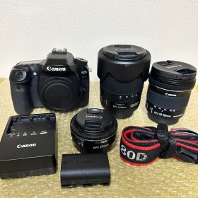Canon EOS 80D 本体＋レンズ3本セット