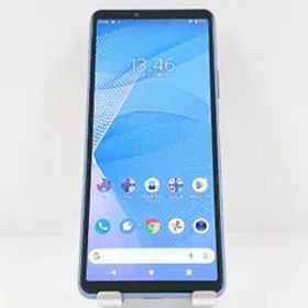 Xperia 10 III SOG04 au ブルー 送料無料 本体 c12973