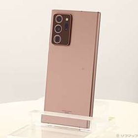GALAXY Note20 Ultra 5G 256GB ミスティックブロンズ SCG06 auロック解除SIMフリー
