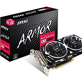 【中古】MSI Radeon RX 570 ARMOR 8G J グラフィックスボード VD7195