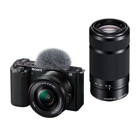 ソニー(SONY)のSONY VLOGCAM ZV-E10Y ダブルズームレンズキット ブラック(ミラーレス一眼)