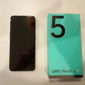OPPO Reno5 A SIMフリー スマートフォン本体 シルバーブラック