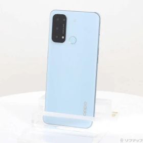 〔中古品〕 OPPO Reno5 A 128GB アイスブルー A101OP Y!mobile SIMフリー【349】