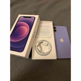 アイフォーン(iPhone)のApple iPhone12 128GB パープル simフリー(スマートフォン本体)