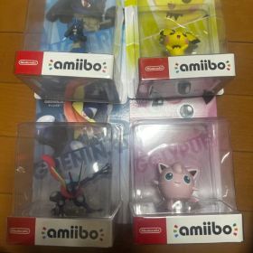 新品 amiibo スマブラ 大乱闘スマッシュブラザーズ 4種類セット アミーボ