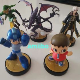amiibo スマブラ 5体セット リンク メガマン 村人 ロイ ドラゴン