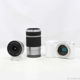 〔中古品〕 VLOGCAM ZV-E10 II ダブルズームレンズキット ホワイト ZV-E10M2X W【262】