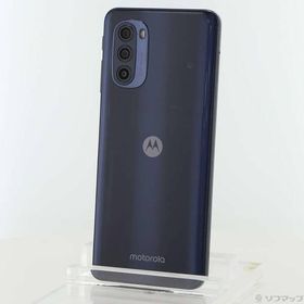 〔中古〕Motorola(モトローラ) moto g52j 5G 128GB インクブラック PATM0000JP SIMフリー〔196-ud〕