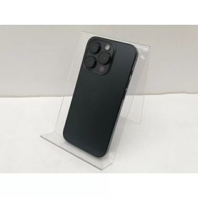 【中古】Apple 国内版 【SIMフリー】 iPhone 15 Pro 128GB ブラックチタニウム MTU73J/A【仙台イービーンズ】保証期間1ヶ月【ランクB】