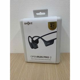 【未開封】OpenRun Pro 2 Black SHOKZ イヤホン(ヘッドフォン/イヤフォン)