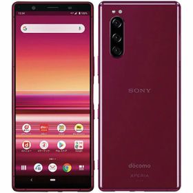 【中古】【安心保証】 Xperia 5 SO-01M[64GB] docomo レッド