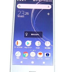 SONY Xperia XZs SOV35 ブルー SIMフリー ジャンク