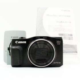 キヤノン(Canon)の【新品級】CANON PowerShot SX710HS ブラック#8425(コンパクトデジタルカメラ)